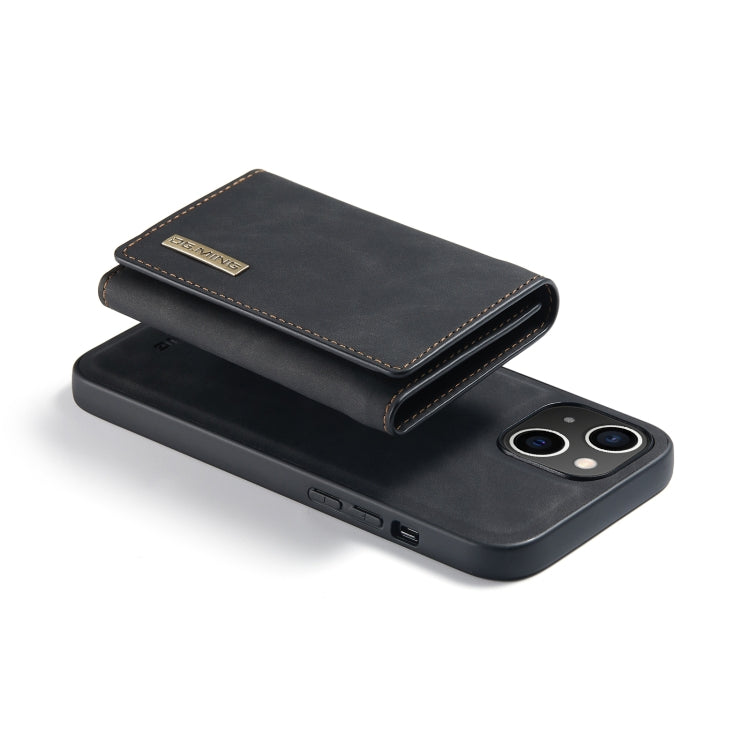 For iPhone 14 DG.MING M1 Series 3-Fold Multi Card Wallet Leather Case(Black) Eurekaonline