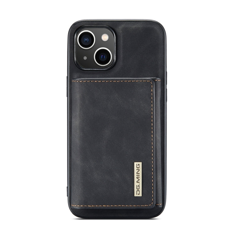 For iPhone 14 DG.MING M1 Series 3-Fold Multi Card Wallet Leather Case(Black) Eurekaonline