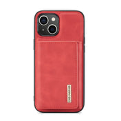 For iPhone 14 DG.MING M1 Series 3-Fold Multi Card Wallet Leather Case(Red) Eurekaonline