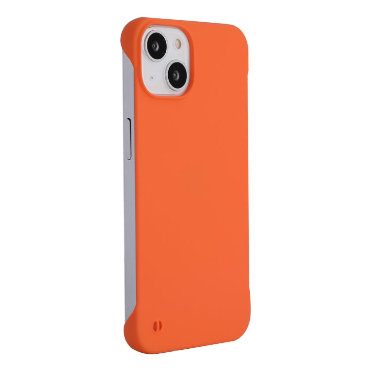 For iPhone 14 ENKAY Matte Frameless PC Phone Case(Orange) Eurekaonline