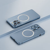 For iPhone 14 Frosted MagSafe Magnetic Phone Case with Lens Film (Sierra Blue) Eurekaonline