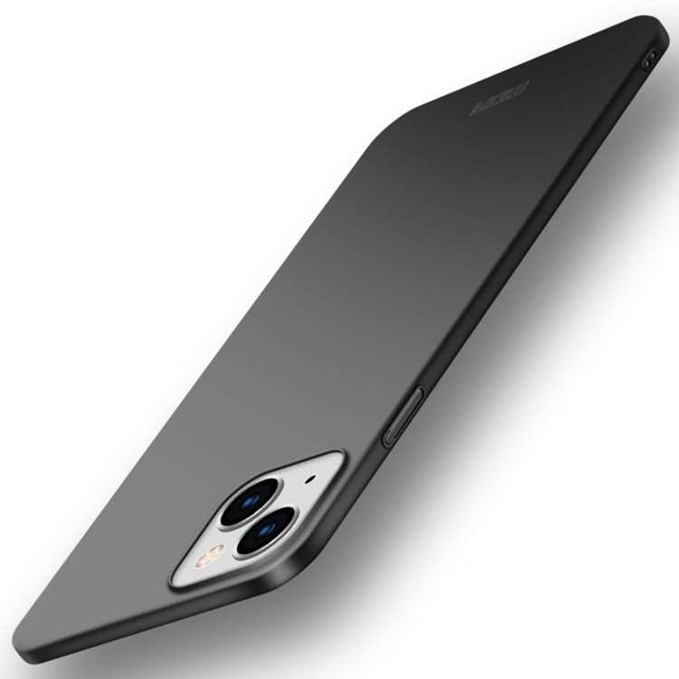 For iPhone 14 MOFI Frosted PC Ultra-thin Hard Case (Black) Eurekaonline