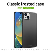 For iPhone 14 MOFI Frosted PC Ultra-thin Hard Case (Gold) Eurekaonline