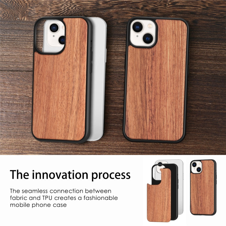 For iPhone 14 Magnetic Solid Wood Phone Case (Cherry Wood) Eurekaonline