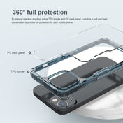 For iPhone 14 NILLKIN Ultra Clear PC + TPU Phone Case (Blue) Eurekaonline