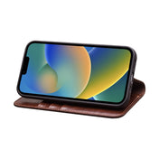 For iPhone 14 Plus QIALINO Horizontal Flip Leather Phone Case (Brown) Eurekaonline