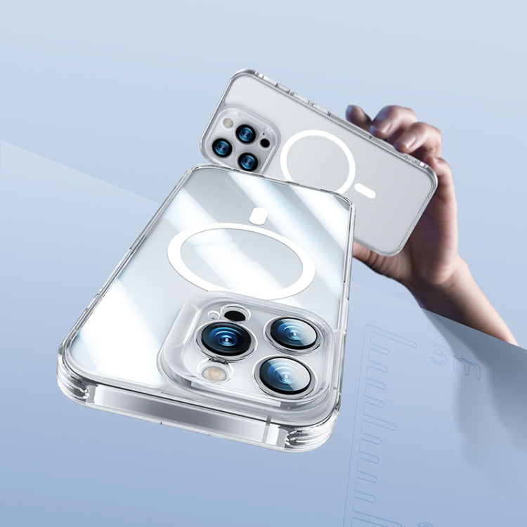 For iPhone 14 Pro Max Benks Corning Glass MagSafe Phone Case(Transparent) Eurekaonline