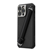 For iPhone 14 Pro Max NILLKIN MagSafe Full Coverage Phone Case with Wrist Strap(Black) Eurekaonline
