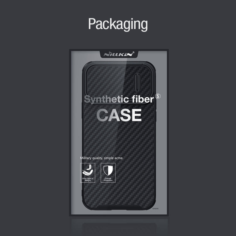 For iPhone 14 Pro Max NILLKIN Synthetic Fiber Camshield Phone Case(Black) Eurekaonline