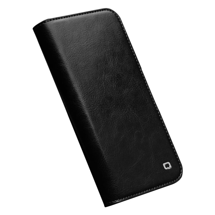 For iPhone 14 Pro Max QIALINO Horizontal Flip Leather Phone Case (Black) Eurekaonline