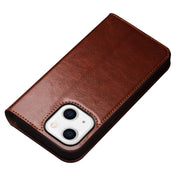 For iPhone 14 QIALINO Horizontal Flip Leather Phone Case (Brown) Eurekaonline