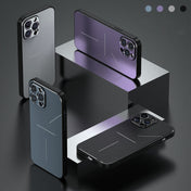 For iPhone 14 R-JUST RJ52 3-Line Style Metal TPU Shockproof Phone Case(Purple) Eurekaonline