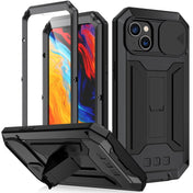 For iPhone 14 R-JUST Shockproof Waterproof Dust-proof Case (Black) Eurekaonline