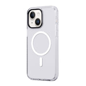 For iPhone 14 ROCK Double-layer Armor Shield MagSafe Magnetic Phone Case (White) Eurekaonline