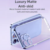 For iPhone 14 ROCK Frosted Plated Phone Case (Purple) Eurekaonline