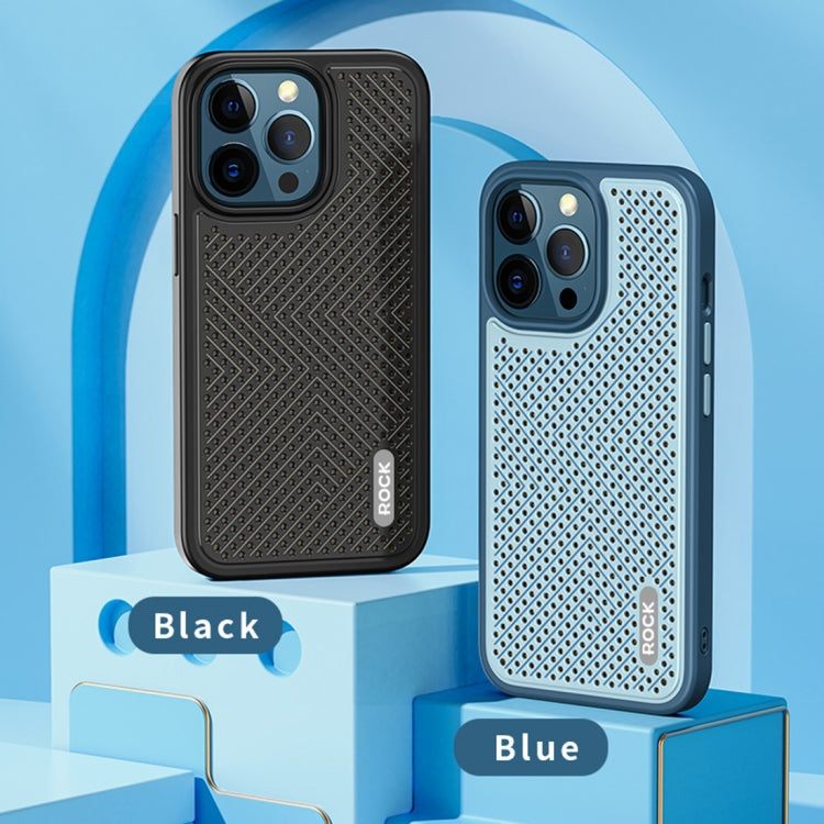 For iPhone 14 ROCK Graphene Heat Dissipation Phone Case (Blue) Eurekaonline