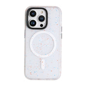 For iPhone 14 ROCK Guard Ink Splash MagSafe Phone Case (White) Eurekaonline