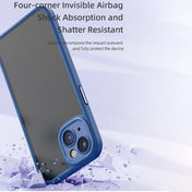 For iPhone 14 ROCK Guard Skin-feel Phone Case (Blue) Eurekaonline
