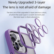 For iPhone 14 ROCK Guard Skin-feel Phone Case (Purple) Eurekaonline
