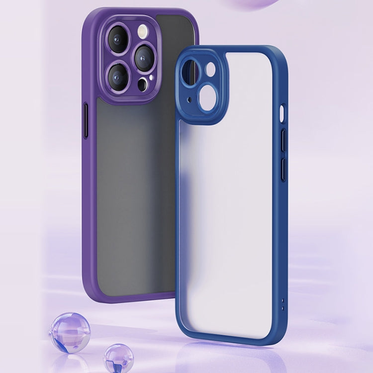 For iPhone 14 ROCK Guard Skin-feel Phone Case (Purple) Eurekaonline