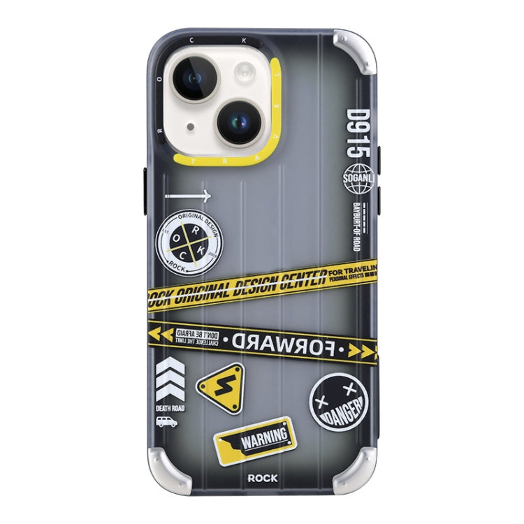 For iPhone 14 ROCK InShare Travel Series PC+TPU Phone Case (D915 Highway) Eurekaonline