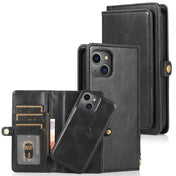 For iPhone 14 Strong Magnetic Detachable Leather Case (Black) Eurekaonline