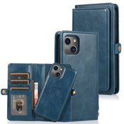 For iPhone 14 Strong Magnetic Detachable Leather Case (Blue) Eurekaonline