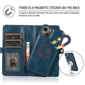 For iPhone 14 Strong Magnetic Detachable Leather Case (Blue) Eurekaonline