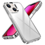 For iPhone 14 Transparent Armor Phone Case (Transparent) Eurekaonline