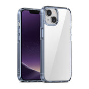 For iPhone 14 iPAKY Aurora Series Shockproof PC + TPU Protective Phone Case (Transparent Blue) Eurekaonline
