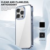 For iPhone 14 iPAKY Aurora Series Shockproof PC + TPU Protective Phone Case (Transparent Purple) Eurekaonline