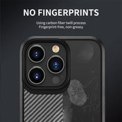 For iPhone 14 iPAKY Carbon Fiber Texture Shockproof PC + TPU Protective Phone Case (Blue) Eurekaonline