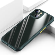For iPhone 14 iPAKY Shockproof PC + TPU Protective Phone Case (Dark Green) Eurekaonline