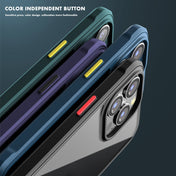 For iPhone 14 iPAKY Shockproof PC + TPU Protective Phone Case (Dark Green) Eurekaonline