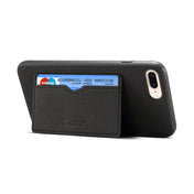 For iPhone 7 Plus / 8 Plus Denior V3 Luxury Car Cowhide Leather Protective Case with Holder & Card Slot(Black) Eurekaonline