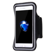 For iPhone 8 Plus & 7 Plus   Sport Armband Case with Key Pocket(Black) Eurekaonline