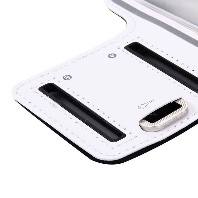 For iPhone 8 Plus & 7 Plus   Sport Armband Case with Key Pocket(White) Eurekaonline