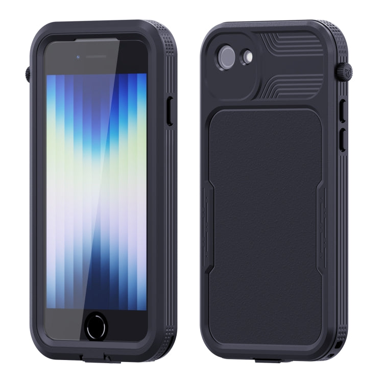 For iPhone SE 2022 / SE 2020 / 8 / 7 RedPepper MagSafe Magnetic Shockproof Waterproof Case(Black) Eurekaonline