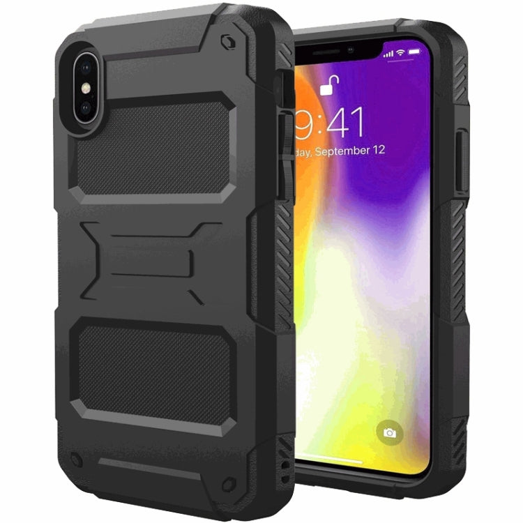 For iPhone X / XS FATBEAR Armor Shockproof Cooling Case(Black) Eurekaonline