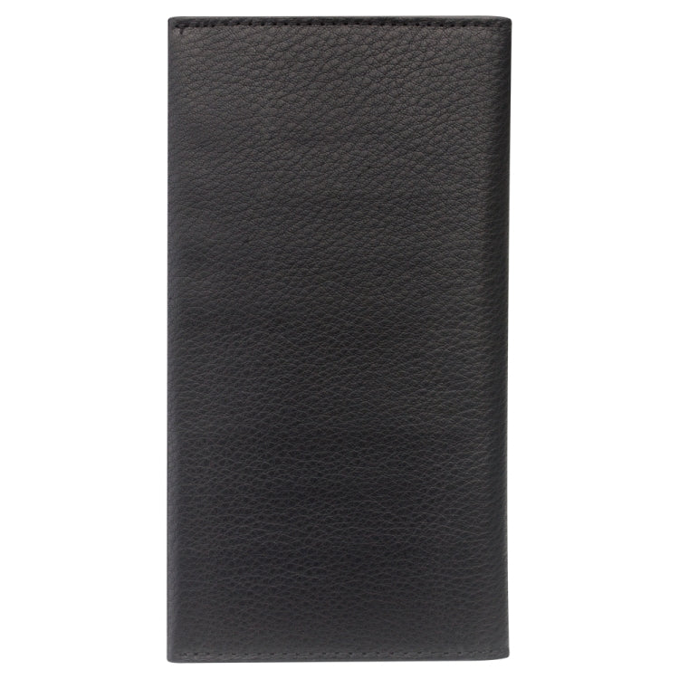  XS QIALINO Nappa Texture Top-grain Leather Horizontal Flip Wallet Case with Card Slots(Black) Eurekaonline