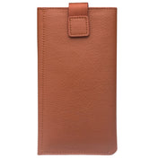 For iPhone XR QIALINO Nappa Texture Top-grain Leather Horizontal Flip Wallet Case with Card Slots(Brown) Eurekaonline