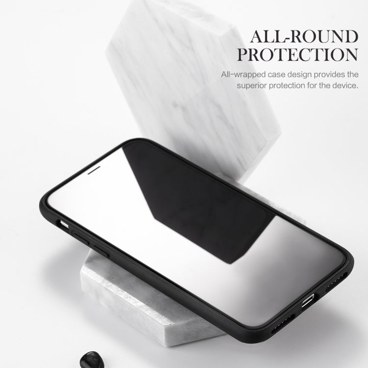 For iPhone XR ROCK Origin Series Business TPU + PU Protective Case Eurekaonline