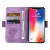 For iPhone XS Max BETOPNICE Dual-side Buckle Leather Phone Case(Purple) Eurekaonline