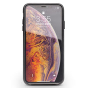 For iPhone XS Max QIALINO Shockproof Weave Cowhide Leather Protective Case(Black) Eurekaonline