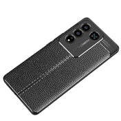 For vivo S16 Pro Litchi Texture Shockproof TPU Phone Case(Black) Eurekaonline