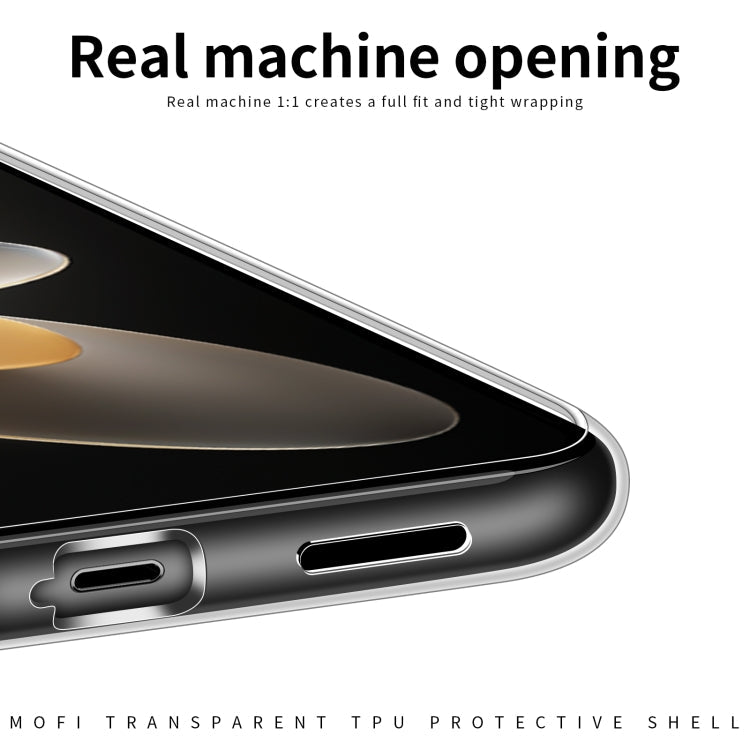 For vivo S16e MOFI Ming Series Ultra-thin TPU Phone Case(Transparent) Eurekaonline