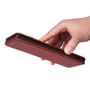 For vivo X90 Pro+ 5G Carbon Fiber Texture Flip Leather Phone Case(Brown) Eurekaonline