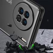For vivo X90 Pro+ Frosted Metal Phone Case(Blue) Eurekaonline