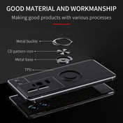 For vivo iQOO 11 Metal Ring Holder TPU Phone Case(Black) Eurekaonline