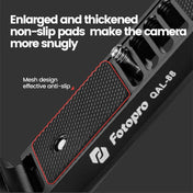 Fotopro QAL-88 2 in 1 Vertical Shoot 1 / 4 inch  Quick Release L Plate Bracket Base Holder(Black) Eurekaonline
